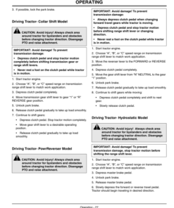 Alternative view of John Deere 4500, 4600 & 4700 Compact Utility Tractors Operator's Manual (OMLVU11184)