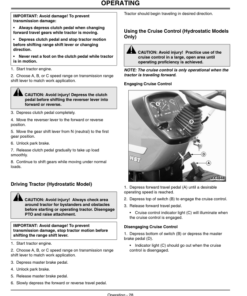 Alternative view of John Deere 4200, 4300, 4400 Compact Utility Tractors Operator's Manual (OMLVU11736)