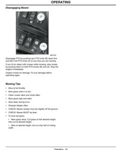 Alternative view of John Deere 60-Inch Mid-Mount Mowers for 4210, 4310, 4410 CUT Operator's Manual (OMLVU13014)