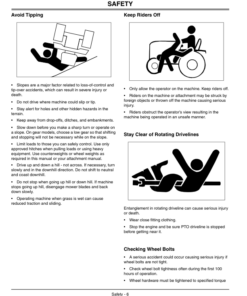 Alternative view of John Deere 4110, 4115 Compact Utility Tractors Operator's Manual (OMLVU13326)