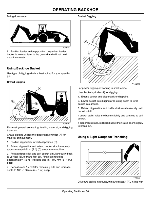 John Deere 110 Tractor Loader Backhoe (110001-) Operator's Manual (OMLVU13606) - Image 3