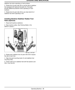 Alternative view of John Deere 110TLB Tractor Loader Backhoe Operator's Manuals (OMLVU13606)