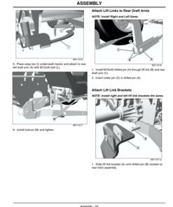 Alternative view of John Deere 54-, 60-In. Mid-Mount Mowers for 4010 CUT Operator's Manual (OMLVU14314)