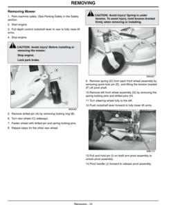 Alternative view of John Deere 72-In. Mid-Mount Mowers for 4115 CUT Operator's Manual (OMLVU14468)