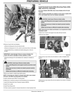 Alternative view of John Deere 447 & 448 Backhoe Operator's Manual (OMLVU16563)