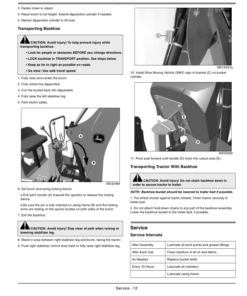 Alternative view of John Deere 46 Backhoe Operator's Manual (OMLVU17729)