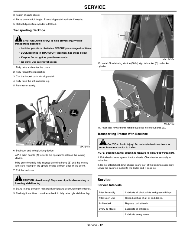 John Deere 46 Backhoe Operator's Manual (OMLVU17729) - Image 2