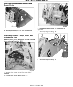 Alternative view of John Deere 110TLB Tractor Loader Backhoe Operator's Manuals (OMLVU19603)