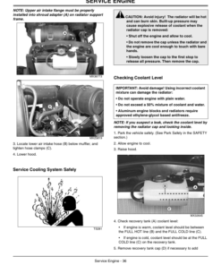 Alternative view of John Deere 4105 Compact Utility Tractor (100001-) Operator's Manual (OMLVU19957)