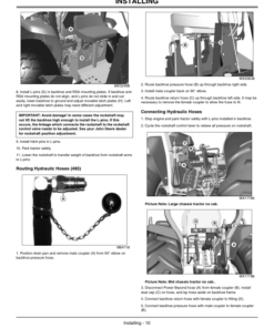 Alternative view of John Deere 375 & 485 Backhoe Operator's Manual (OMLVU20083)