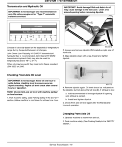 Alternative view of John Deere 3032E & 3038E Compact Utility Tractors (North American) (010001-609999) Operator's Manual (OMLVU20279)