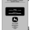 John Deere 55 Gallon Sprayer Operator's Manual (OMLVU22171)