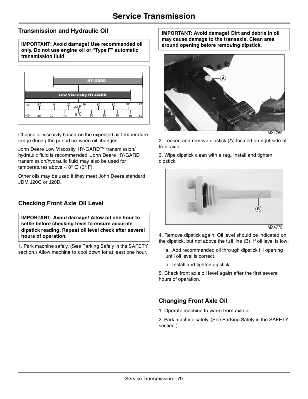 John Deere 3320, 3520 & 3720 Compact Utility Tractors Open Station Models (710001-909999) Cab Models (740001-939999) North America Operator's Manual (OMLVU23778) - Image 3