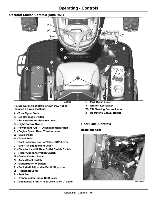 John Deere 3320, 3520 & 3720 Compact Utility Tractor Open Station Models (710001-) Cab Models (740001-) Australian Edition Operator's Manual (OMLVU23878) - Image 2