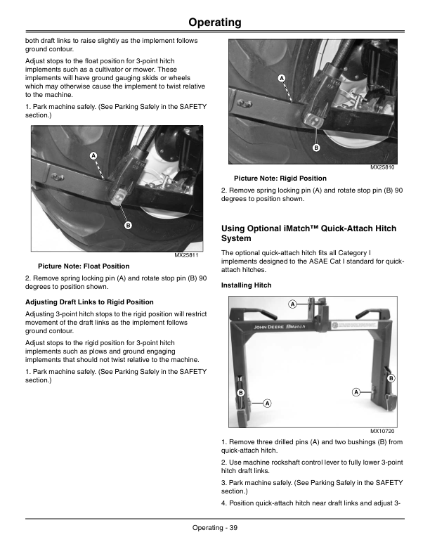 John Deere 4120, 4320, 4520, 4720 Compact Utility Tractors / without Cab (810001-), with Cab (840001-) (Australia) Operator's Manual (OMLVU23901) - Image 3