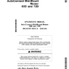 John Deere Auto Connect Mid-Mount Mower 60D, 72D (060001-) N.A. Operator's Manual (OMLVU27667)