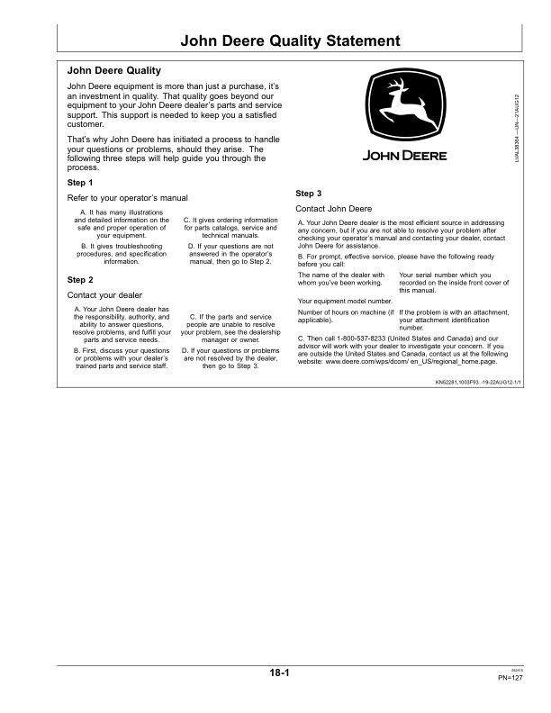 John Deere 2025R, 2032R Compact Utility Tractors (North American) Operator's Manual (OMLVU28128) - Image 3