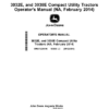 John Deere 3032E & 3038E Compact Utility Tractors (North American) (610000-709999) Operator's Manual (OMLVU28546)