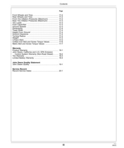 Alternative view of John Deere 3032E & 3038E Compact Utility Tractors (North American) (610000-709999) Operator's Manual (OMLVU28546)