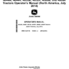 John Deere 4044M, 4044R, 4052M, 4052R, 4066M, 4066R Tractors (North America) (MY2014-) Operator's Manual (OMLVU28780)