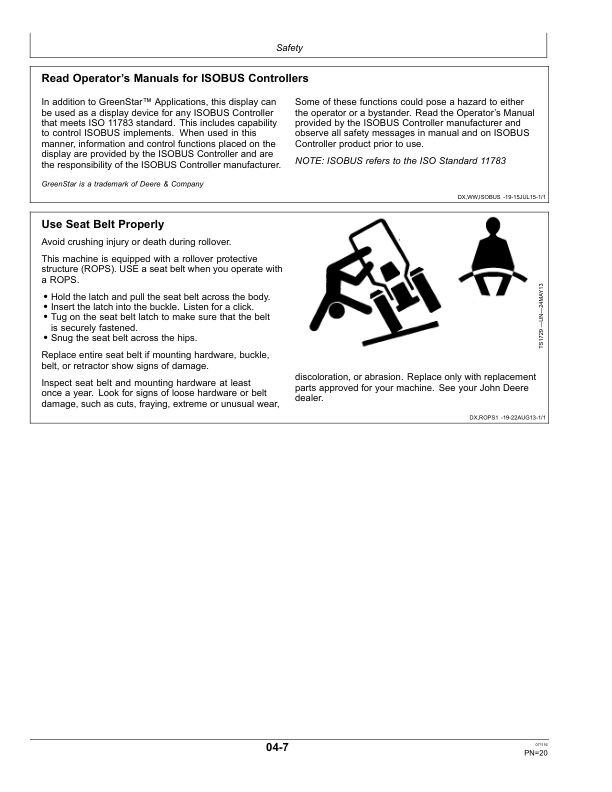 John Deere 3025E, 3032E & 3038E Compact Utility Tractors (North American) Operator's Manual (OMLVU31846) - Image 2