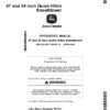 John Deere 47 & 54 Inch Quick-Hitch Snowblowers Operator's Manual (OMLVU33941)