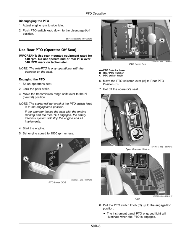 John Deere 3033R, 3038R & 3045R Tractors (Export w/North American Configuration) Operator's Manual (OMLVU34104) - Image 2
