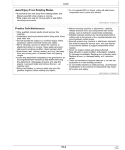 Alternative view of John Deere 14 Bushel Rear Bagger Operator's Manual (OMLVU34488)