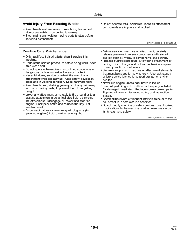 John Deere 14 Bushel Rear Bagger Operator's Manual (OMLVU34488) - Image 2