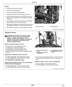 Alternative view of John Deere 370B Backhoe Operator's Manual (OMLVU35053)