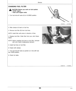 Alternative view of John Deere GX70 & GX75 Riding Mowers Operator's Manual (OMM113859)