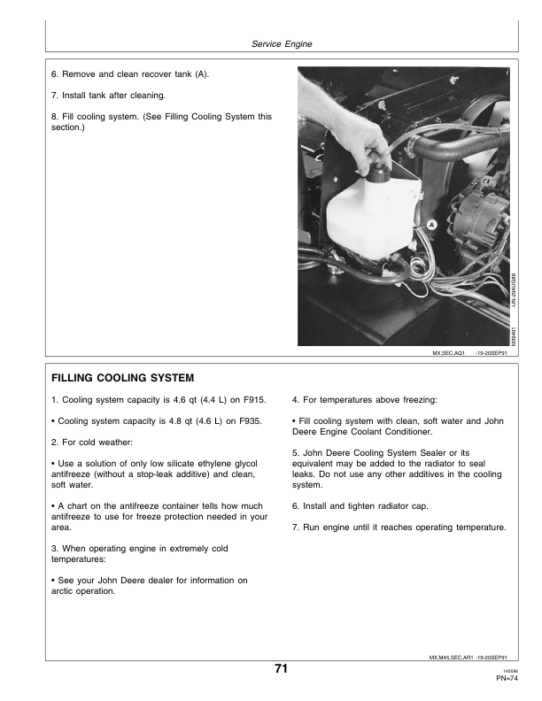 John Deere F915, F935 Front Mower (010001-) Operator's Manual (OMM113938) - Image 3