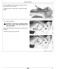 Alternative view of John Deere 240 & 265 Lawn & Garden Tractors Operator's Manual (OMM114669)