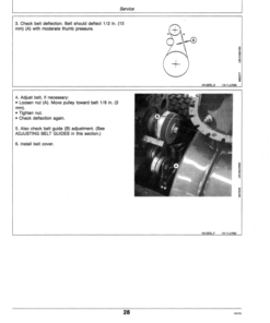 Alternative view of John Deere TRS24, TRS26, TRX24, TRX26 Walk-Behind Snow Blower Operator's Manual (OMM114675)