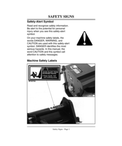 Alternative view of John Deere 450 PTO Tiller for 425, 445, 455 Tractors (010001-) Operator's Manual (OMM117590)