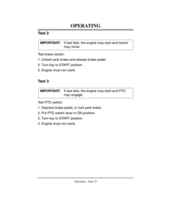 Alternative view of John Deere 455 Lawn & Garden Tractor Operator's Manual (OMM117695)