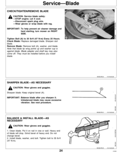 Alternative view of John Deere 14PT, 14ST 21-In. Tricycler Walk-Behind Rotary Mower (010001-) Operator's Manual (OMM118181)