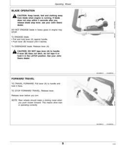 Alternative view of John Deere 14SB (255001-), 14SE (225001-) Rotary Mowers Operator's Manual (OMM118287)