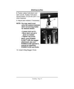 Alternative view of John Deere 2-Bag Bagger for R, S Series Riders, STX's 100, 200, 300, 400 Series, GT Series Lawn, Garden Tractors Operator's Manual (OMM118316)