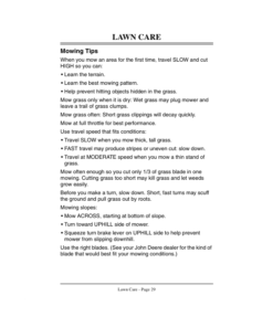 Alternative view of John Deere 38, 48, 54-In. Walk-Behind Commercial Mower Operator's Manual (OMM118349)