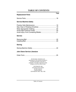 Alternative view of John Deere Power Flow for 60 Inch Mower (-340000) Operator's Manual (OMM118932)