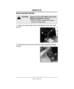 Alternative view of John Deere 60-In. Tractor-Mount Mower Operator's Manual (OMM119398)