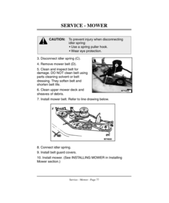 Alternative view of John Deere 320 Lawn & Garden Tractor (130001-) Operator's Manual (OMM120469)