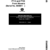 John Deere F710 & F7125 Front Mowers (North American) Operator's Manual (OMM120581)