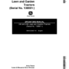John Deere 245 & 265 Lawn & Garden Tractors Operator's Manual (OMM120667)