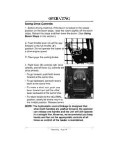 Alternative view of John Deere 6675, 7775 Skid Steers Operator's Manuals (OMM120995)