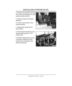 Alternative view of John Deere Power Flow MCS for 38, 46, 50 Inch Mowers Operator's Manual (OMM121515)