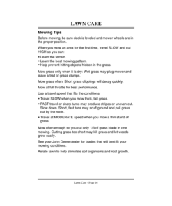 Alternative view of John Deere 14PZ, 14SZ Rotary Mowers (100001-) Operator's Manual (OMM121564)
