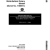 John Deere 14SX Rotary Mowers (140001-) Operator's Manual (OMM121613)