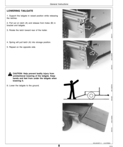 Alternative view of John Deere 22 Utility Trailer Operator's Manual (OMM121697)